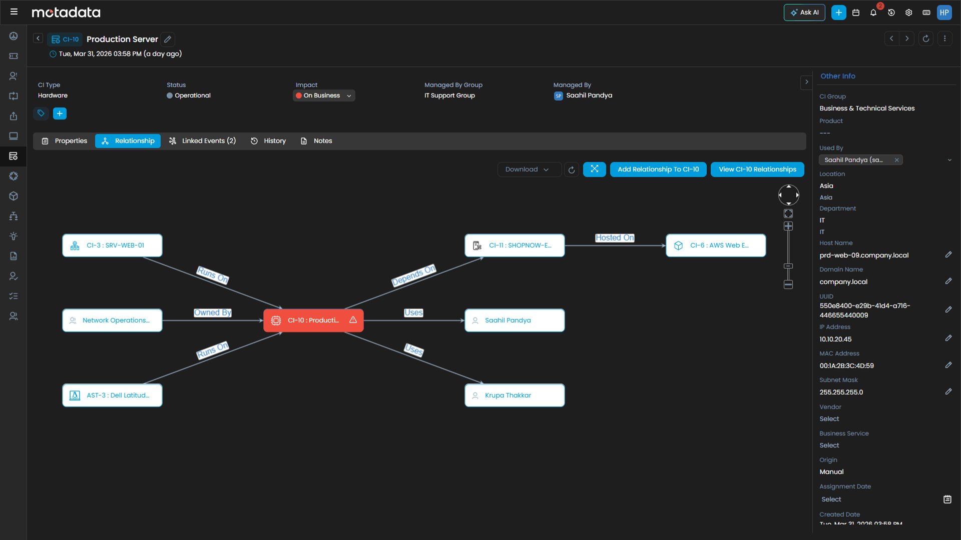 Relationship Mapping