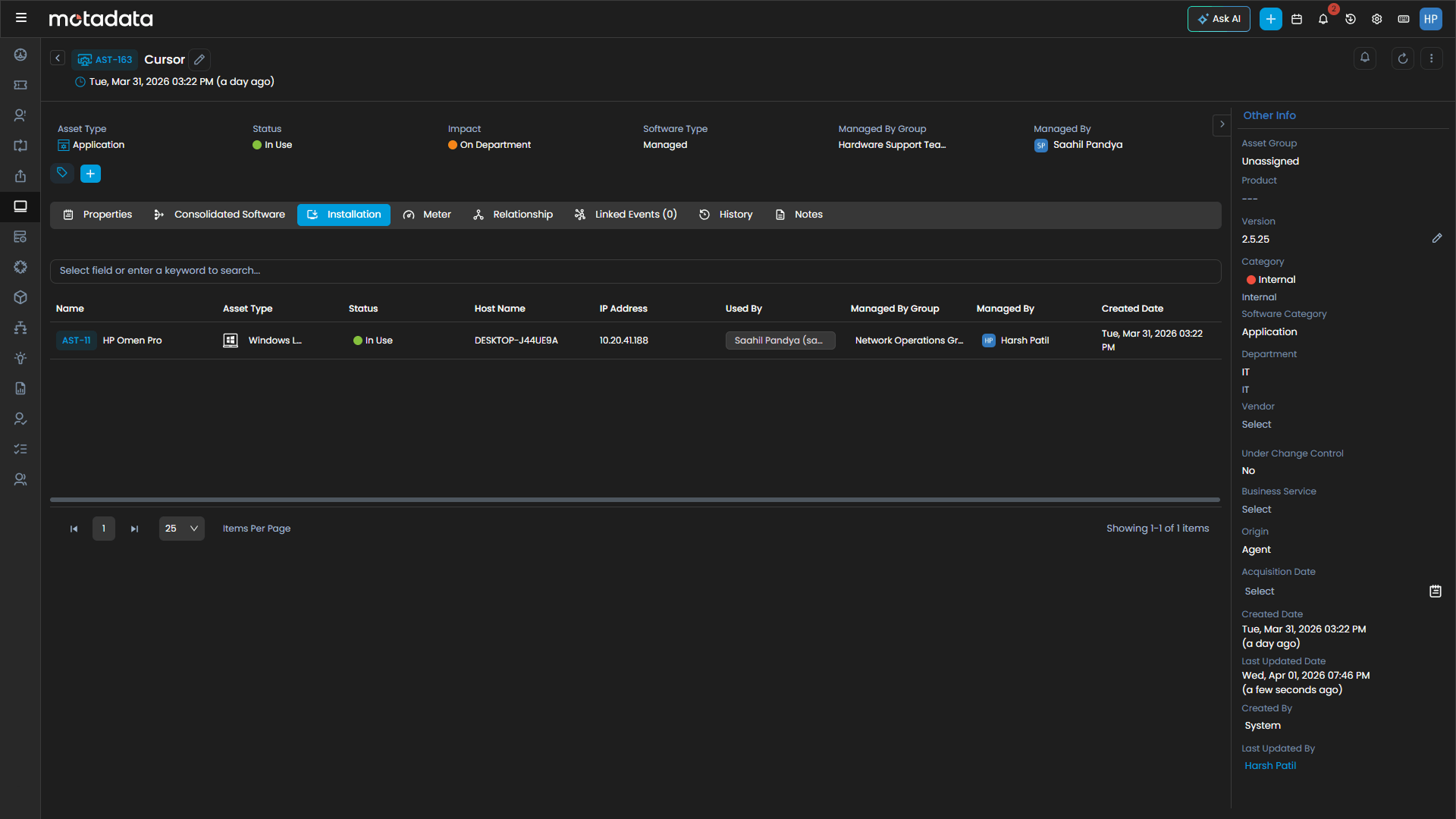 Software Asset Management (SAM)