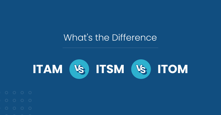 ITAM vs ITSM vs ITOM