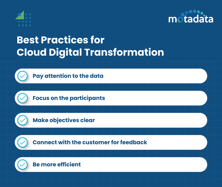 Best Practices for Cloud Digital Transformation