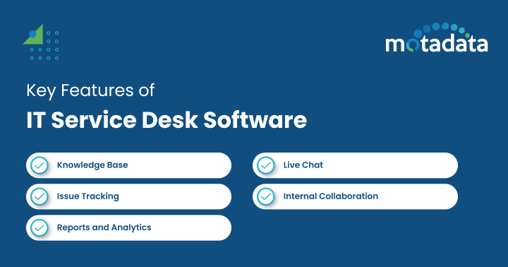 Key Features of an IT Service Desk Software