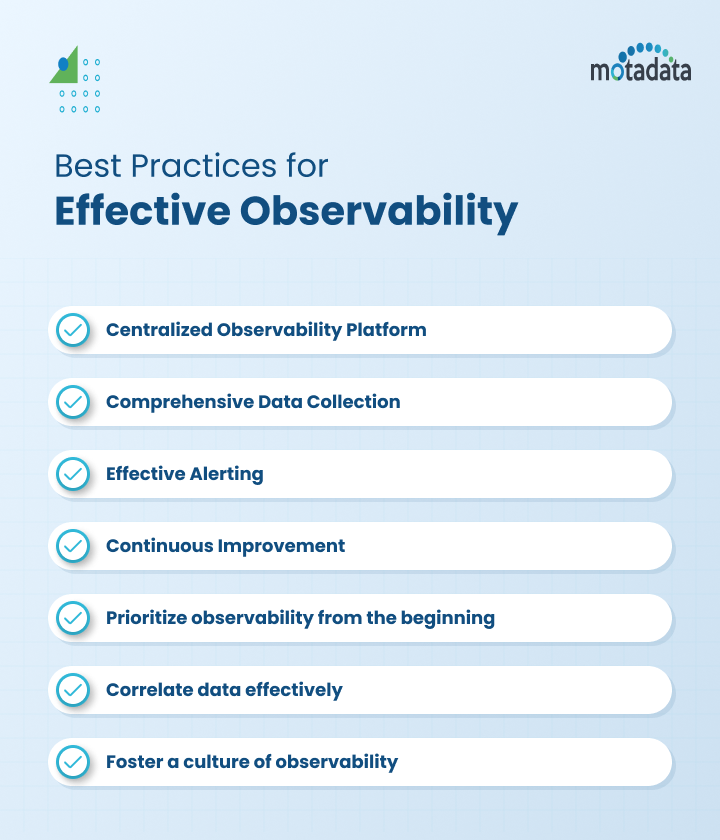 Best Practices for Effective Observability